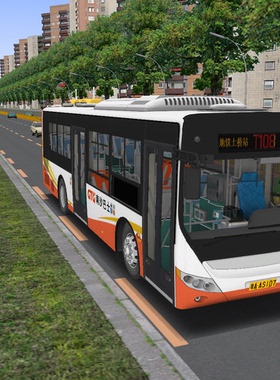 Omsi2宇通H10巴士模拟二宇通YT6105CHEV混动车型 共包含六个车型