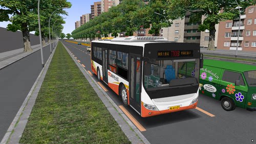Omsi2宇通H10巴士模拟二宇通YT6105CHEV混动车型 共包含六个车型