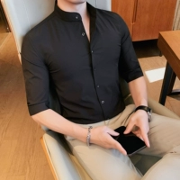 Черный средний рукав