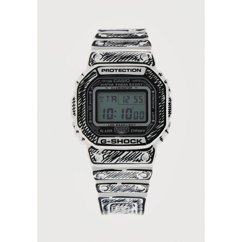 代购G-SHOCK男士腕表夜光闹钟计时日期防水塑料合成印花运动街头