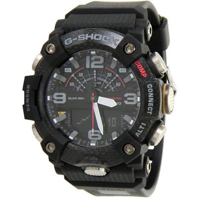 代购卡西欧男士腕表指南针测高计步蓝牙连接碳纤维树脂带防水