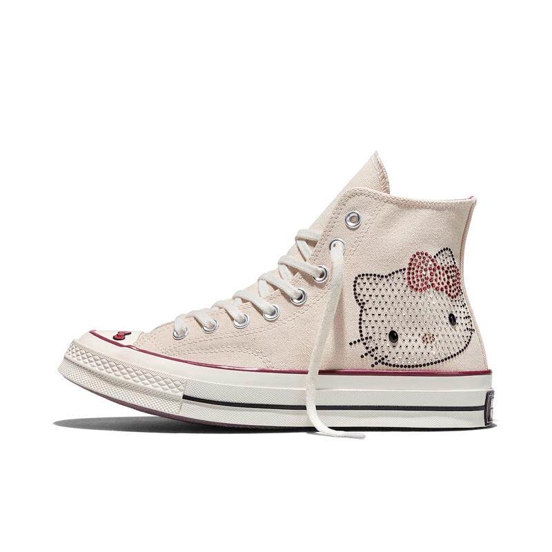 代购Hello Kitty x Converse Chuck Taylor 70匡威联名水晶帆布鞋