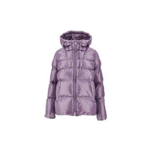 代购PINKO女士羽绒保暖轻盈亮面连帽冬季户外外套爆款潮流