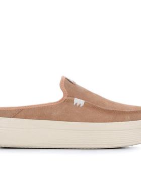 代购Hey Dude女士拖鞋轻便柔软防滑舒适翻毛皮圆头厚底一脚蹬