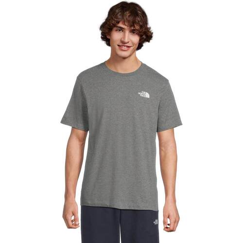 代购THE NORTH FACE北面男士T恤透气吸汗混纺户外日常短袖