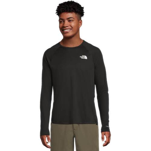 代购THE NORTH FACE北面男士长袖透气速干修身户外运动T恤