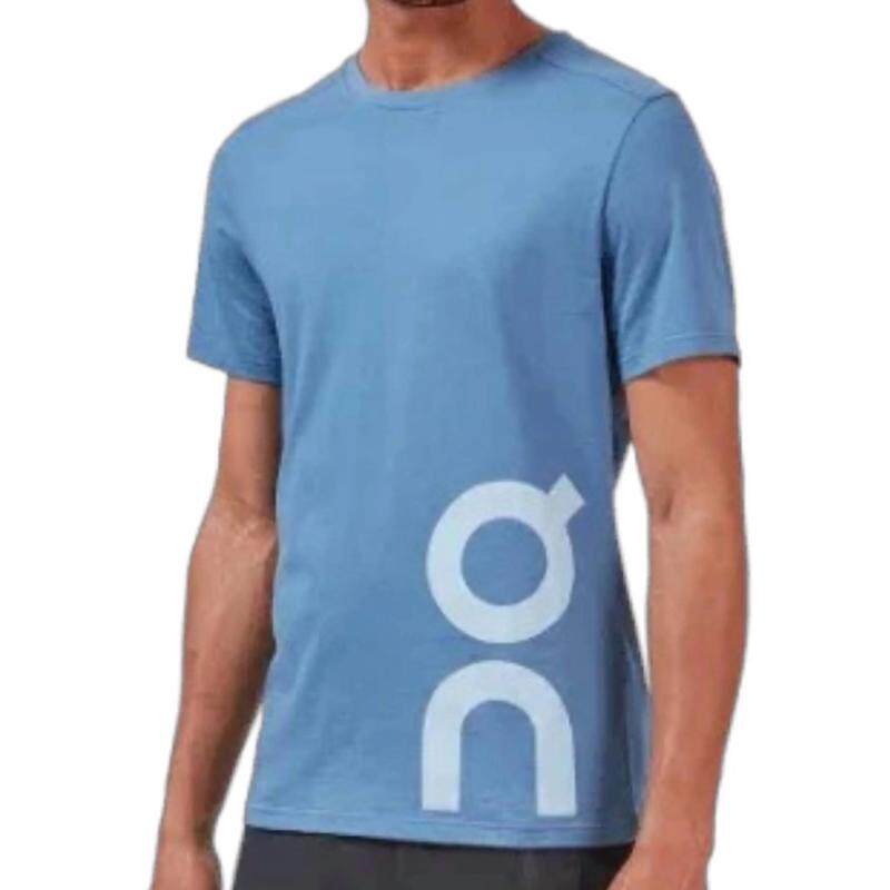 代购ON昂跑男士T恤透气吸汗短袖日常休闲男装爆款简约