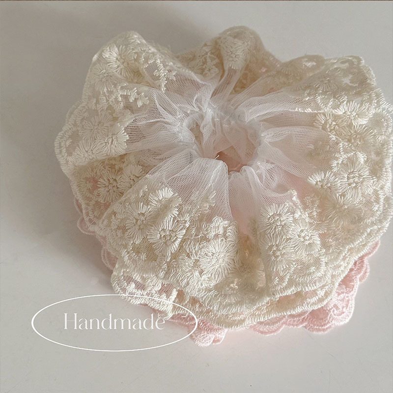 高级感四层甜美网纱蕾丝花边大肠发圈温柔气质扎发头绳女马尾发绳,饰品/流行首饰/时尚饰品新,发饰,淘宝优惠券,粉丝福利购,淘宝优惠卷