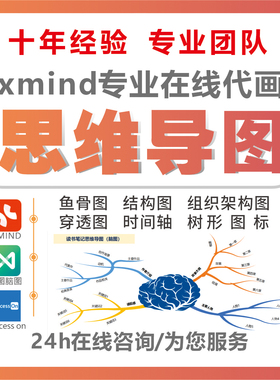 思维导图制作流程图代画技术路线图逻辑图表格word组织框架图PPT