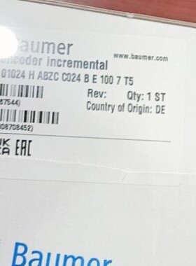 议价Baumer HS35F 01024 H ABZC C024 B E 100 7 T5编码器