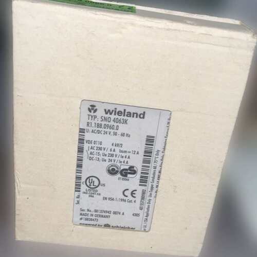 议价wiel威琅SND 4063k订货号 R1.188.0
