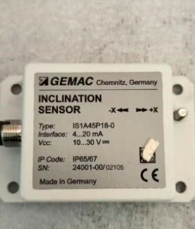 议价GEMAC倾角传感器 IS1A45P18-0倾角传感器