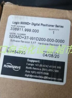 议价Flowserve D30AHN2-U39PVA-U5T0XN福斯阀门定位器PMV F5-MEC-