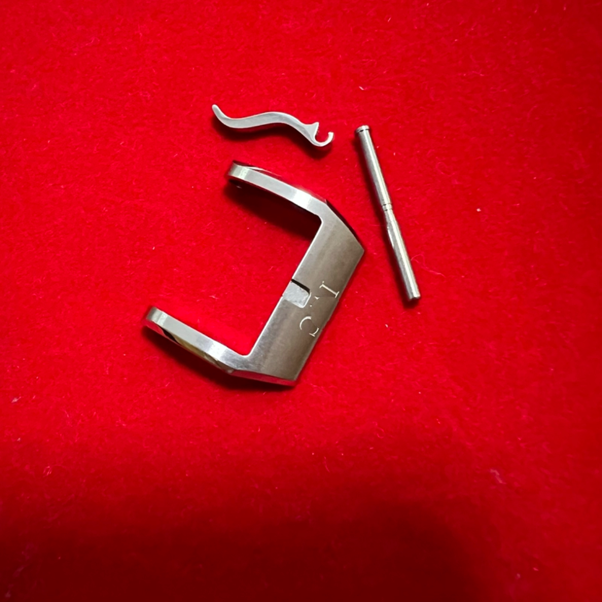 原装万国表扣飞行员系列表扣皮表带扣针扣例仔配件快拆真皮表带20