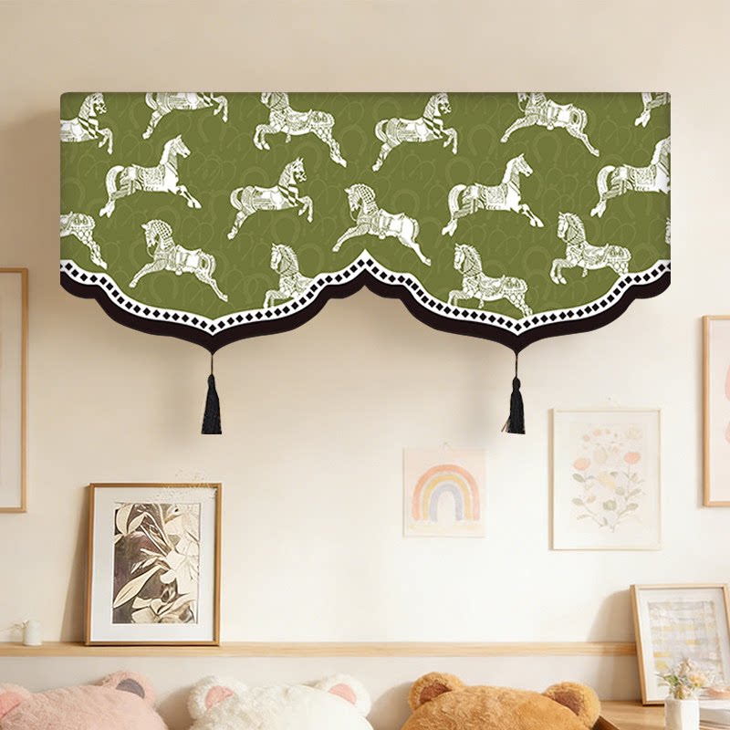 美式轻奢挂机空调罩高级感开机不取挂式防尘罩轻奢空调防尘罩通用