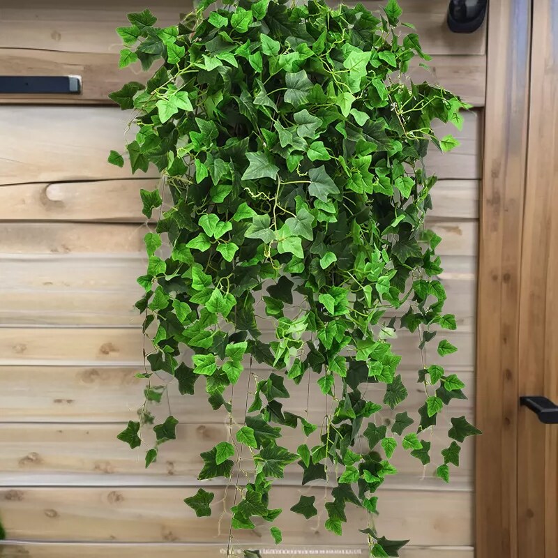 仿真壁挂墙装饰植物假花藤条绿植