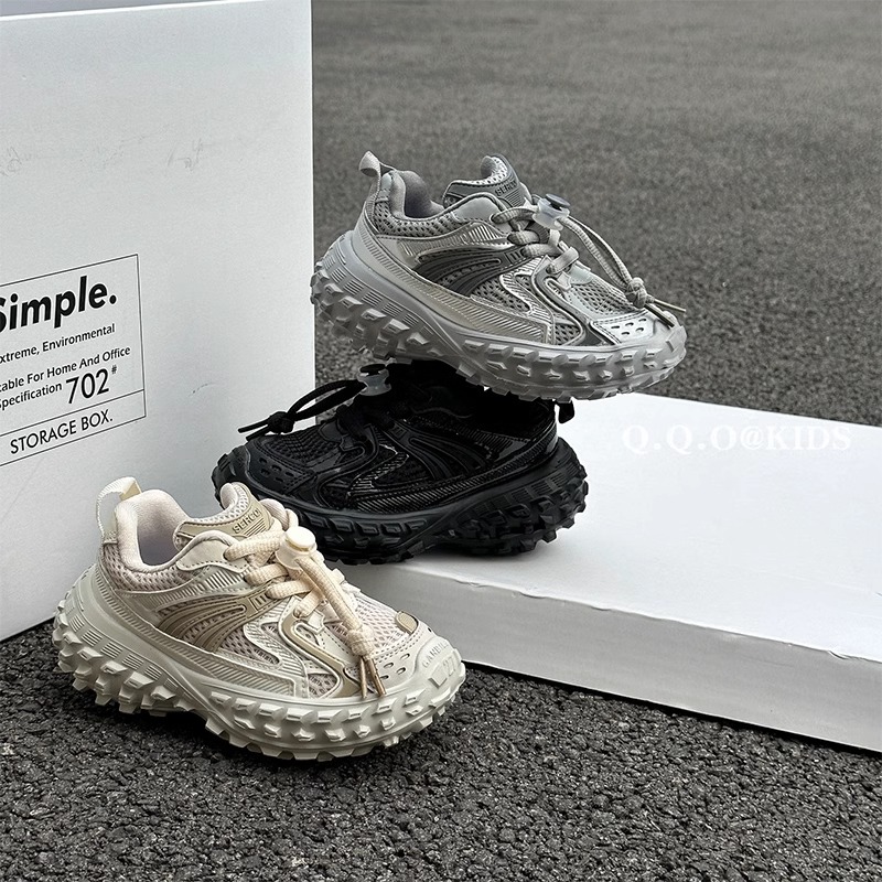 儿童运动鞋2025春秋款男童网面鞋