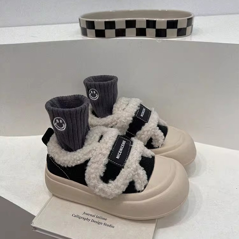 儿童加厚保暖棉鞋冬2024新款