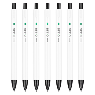 刷题小白笔中性笔斑马牌按动黑笔高颜值水笔zebra笔芯顺滑子弹头小学生初中生黑色考试文具