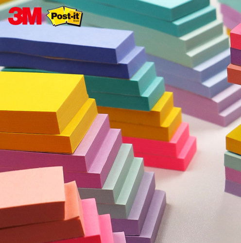 新色！3M便利贴便条纸post-it
