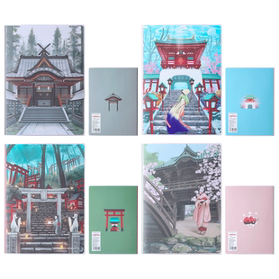 日本KOKUYO国誉封套本笔记本插画师系列B5动画卡通本创意日记本学生用无线装订本本子文具