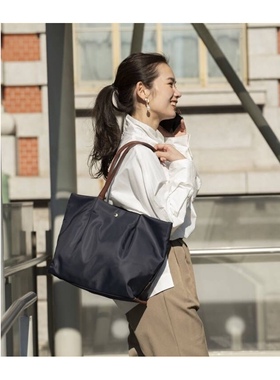 2024新品legato日本轻奢女包爆款手提包单肩包尼龙布托特包黑色