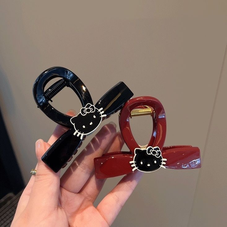 heloKity发夹猫咪字母抓安