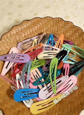 30个~yk2多巴胺彩色发夹子bb夹发卡女头饰可爱刘海侧边碎发卡子