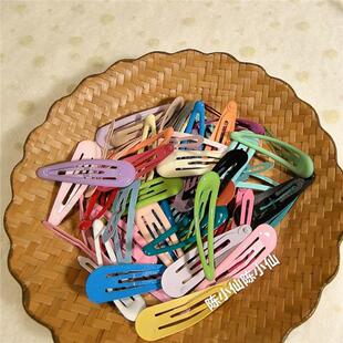 30个~yk2多巴胺彩色发夹子bb夹发卡女头饰可爱刘海侧边碎发卡子