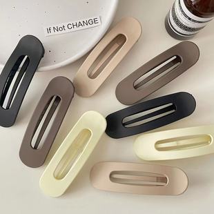 大号发夹女夹子刘海前额侧边发卡后脑勺抓夹一字夹头发头饰鸭嘴夹