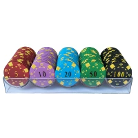 Texas Holdem Poker Baccarat Chip Set Mahjong Chips Phòng cờ vua Tích hợp tùy chỉnh Tiền thưởng Tiền xu Trường học Coin - Các lớp học Mạt chược / Cờ vua / giáo dục cờ vua kim loại