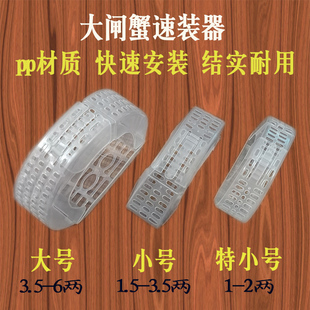 大闸蟹速装器绑螃蟹神器河蟹卡扣塑料包装盒免捆绑大闸蟹速装盒