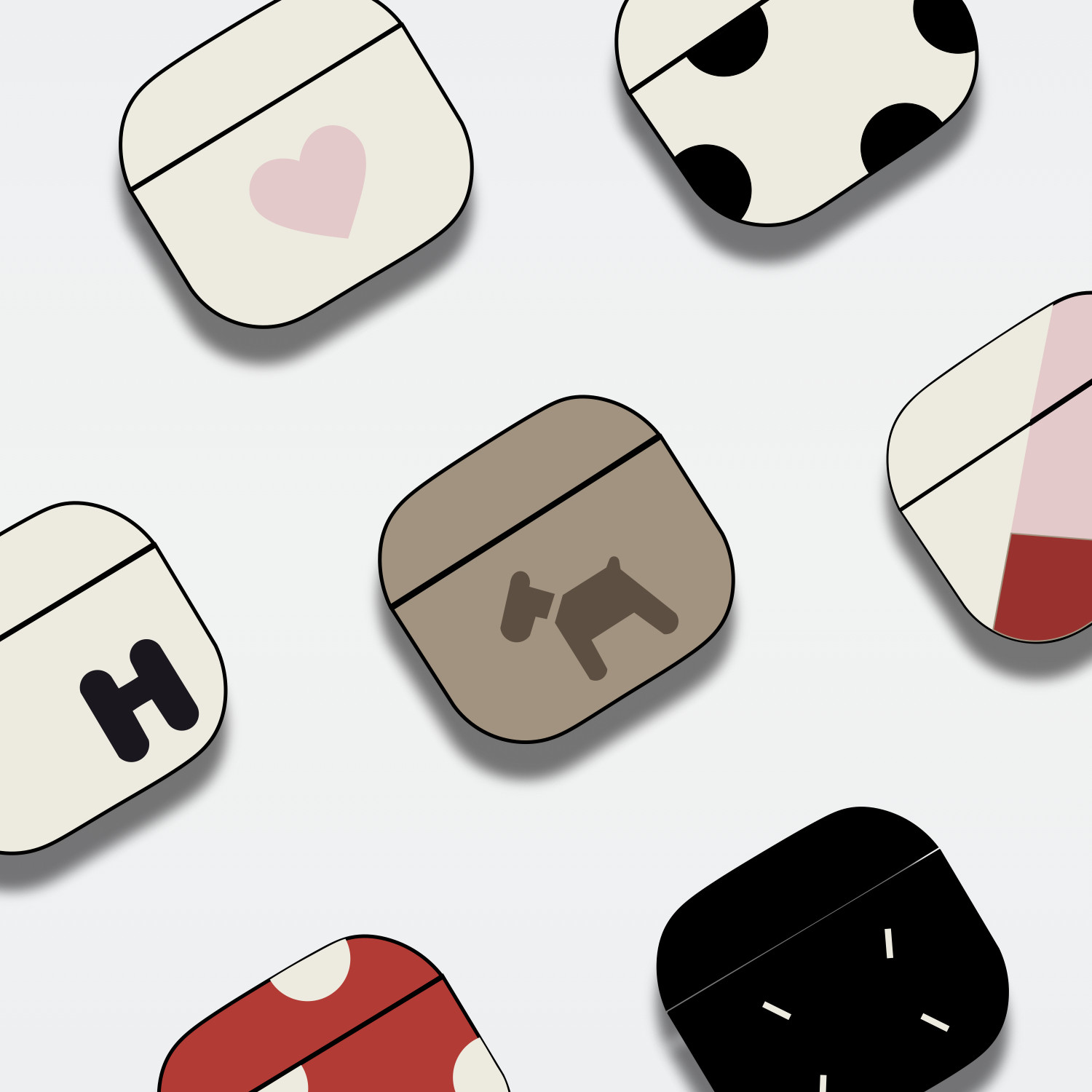 里面LM｜个性定制ins真皮耳机壳保护套刻字原创适用苹果Airpods4代,3C数码配件,耳机保护套,淘宝优惠券,粉丝福利购,淘宝优惠卷