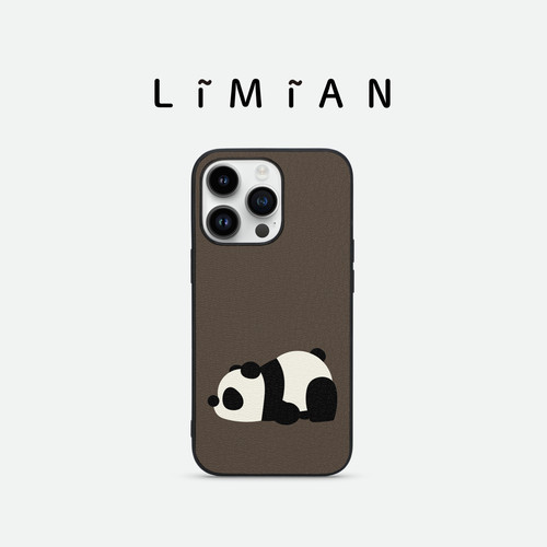 里面LM熊猫撅屁股手机壳可爱治愈