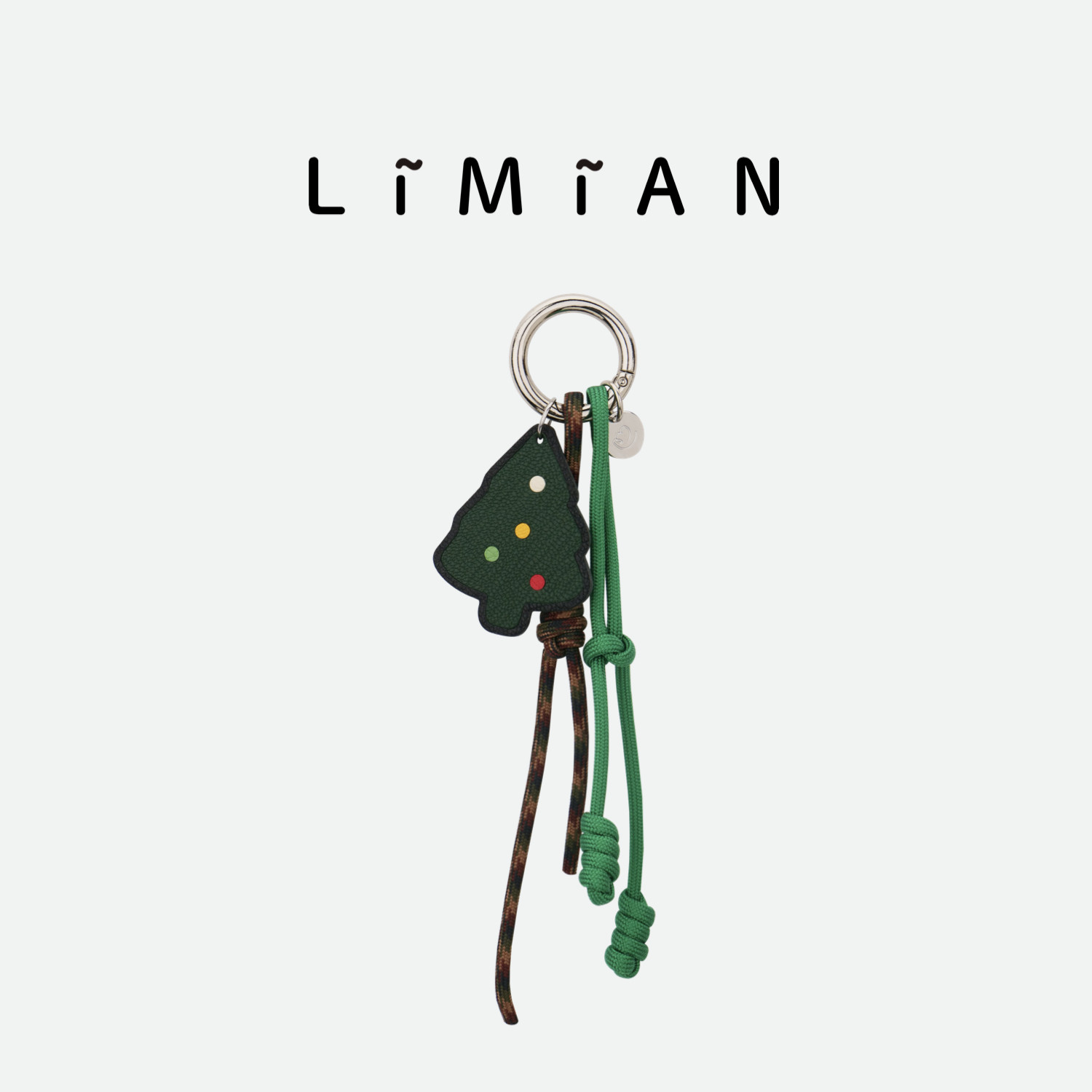 里面LM|圣诞皮质挂绳流苏挂件挂饰可爱治愈包包小挂件创意编织