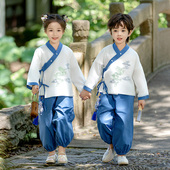 民族风宝宝古装 国风汉服男童新中式 夏季 儿童唐装 春秋国学服潮 套装