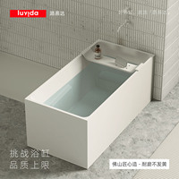 路易達(dá)加深方型亞克力浴缸大浴盆雙裙浴缸獨(dú)立式