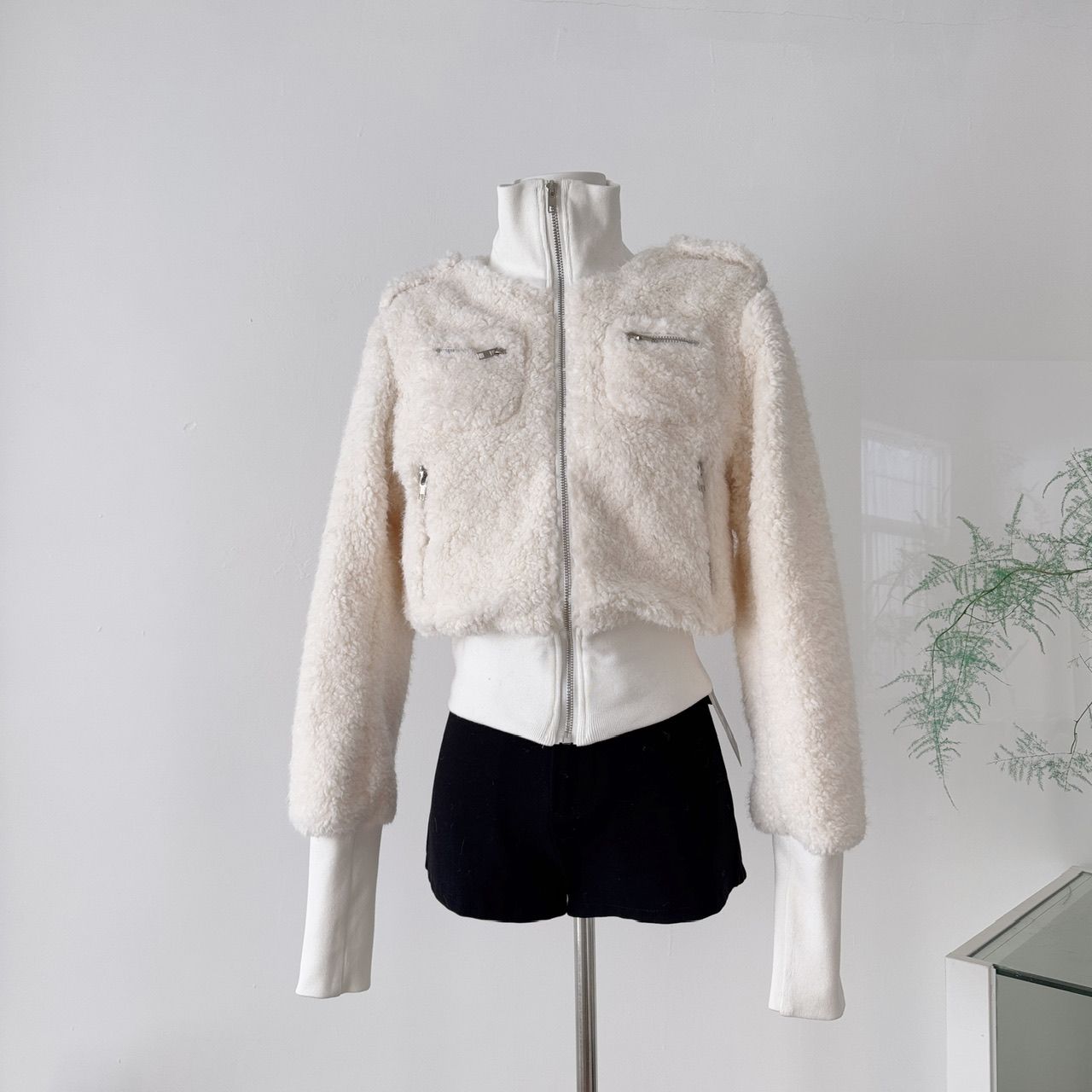 ifashion自制新款嗲糯糯托卡绒感！苣保暖环保仿羊羔毛外套冬