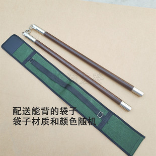 槐木梢子棍手工双节棍大连枷棍大梢子棍大盘龙棍环武术棍