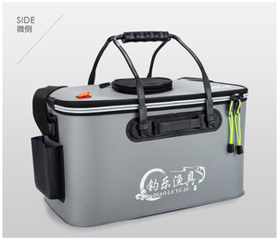 鱼桶钓鱼水桶装鱼桶 活鱼箱折叠鱼桶EVA水桶鱼护桶鱼箱钓箱钓鱼桶