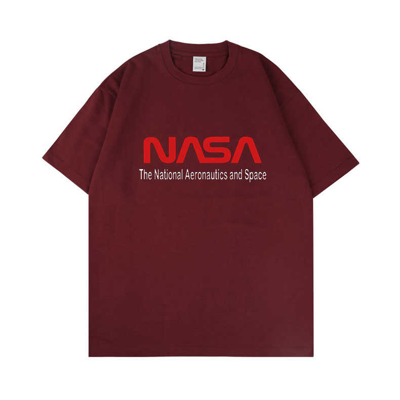 NASA FLIES联名重磅经典纯棉短袖T恤男女款夏季宽松圆领夏季官网