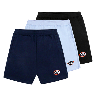 mcrewcabear系列简约藏青蓝绣花