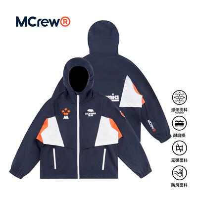 MCREWCABEAR系列连帽风衣外套