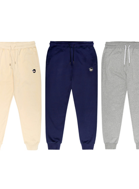 MMLABCREW MRMAI LOGO刺绣秋冬运动休闲束脚长裤厚卫裤SWEATPANTS