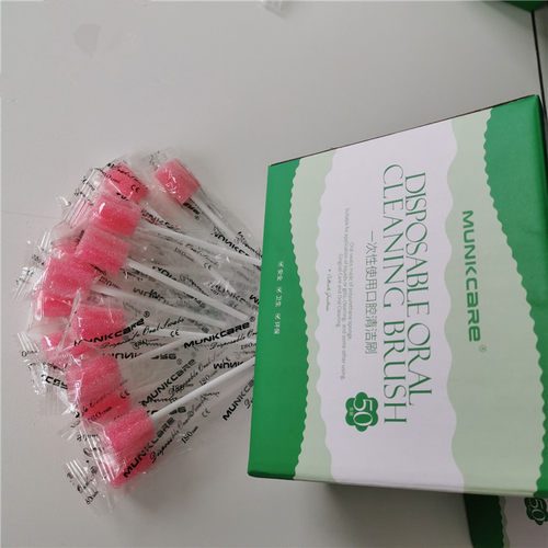 长柄海绵棒口肌训练按摩儿童口腔牙刷感统脱敏病人老人产妇刷牙棒
