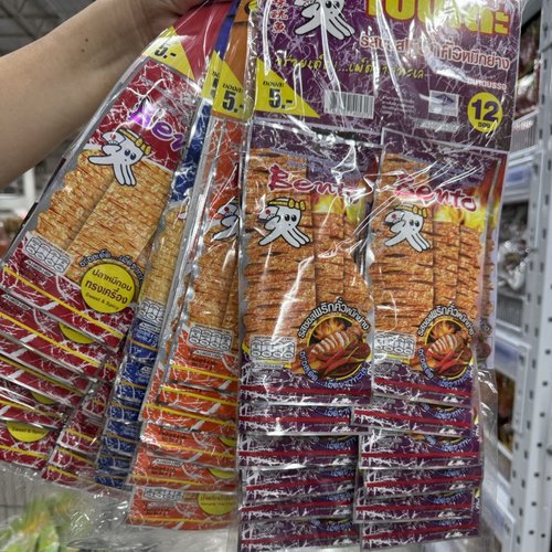 现货泰国本土版Bento鱿鱼丝拌多乐超味鱿鱼干纯鱼肉甜辣香辣酸辣