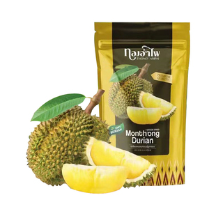 泰国THONG AMPAI 5A特级金枕头榴莲冻干无添加榴莲干儿童休闲零食