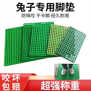兔笼脚垫漏粪板兔子底板加厚宠物专用圆孔网格防啃咬垫板塑料脚垫