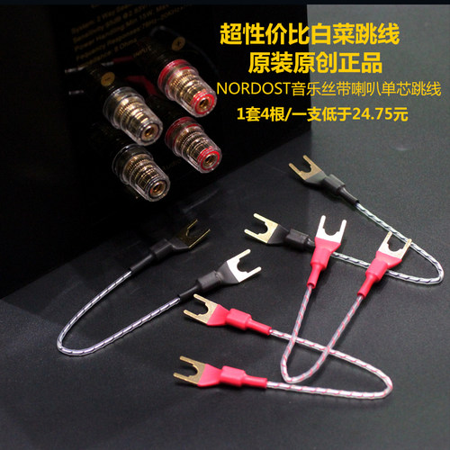 联盟音响白菜价纯手工NORDOST音乐丝带喇叭跳线二 三分频 - 封面
