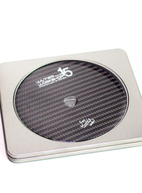 掌柜推荐Wilmer十五周年碳纤维转盘CD调音垫  去毛刺